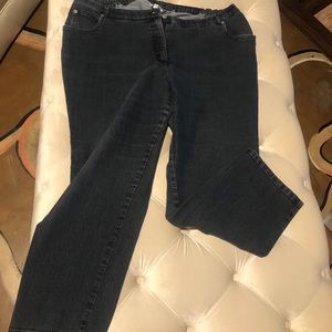 Allison Daley dark denim jeans (item#24)